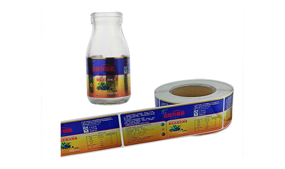 Etichetă personalizată cu autocolant pentru ambalarea sticlei de lapte și a produselor lactate